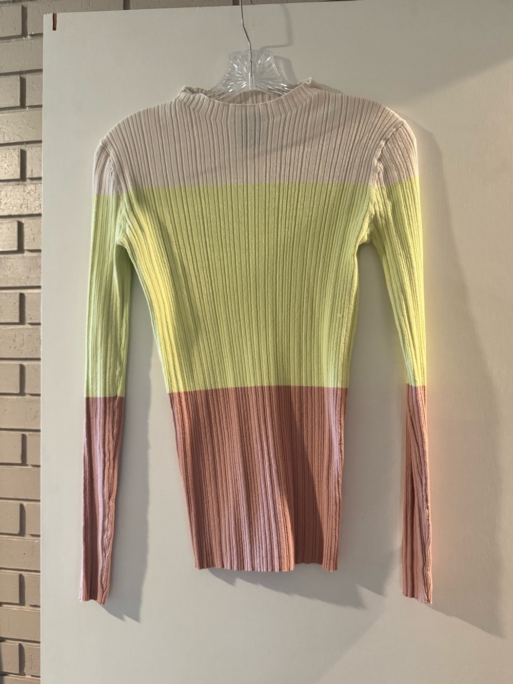 PE nation Colorblock Ribbed Long-Sleeve Top